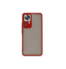 Xiaomi Mi 12T Pro Kılıf Montreal Silikon Kapak - Kırmızı