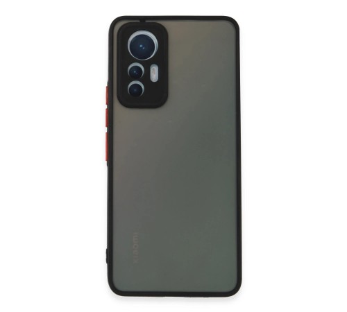 Xiaomi Mi 12 Lite Kılıf Montreal Silikon Kapak - Siyah Xiaomi Mi 12 Lite Kılıf Montreal Silikon Kapak - Siyah