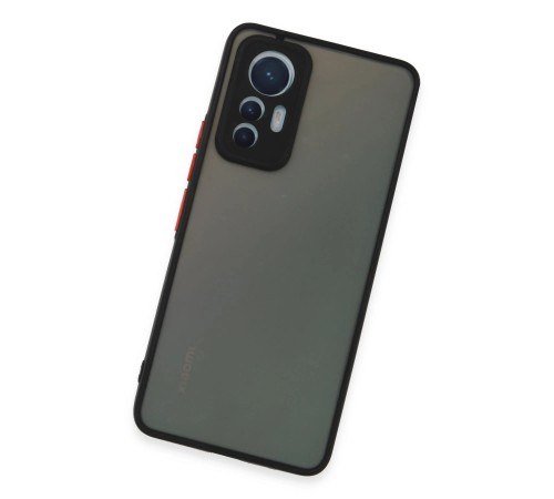 Xiaomi Mi 12 Lite Kılıf Montreal Silikon Kapak - Siyah Xiaomi Mi 12 Lite Kılıf Montreal Silikon Kapak - Siyah