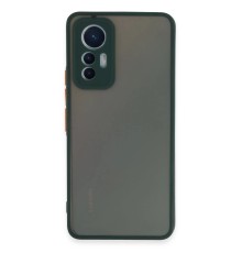Xiaomi Mi 12 Lite Kılıf Montreal Silikon Kapak - Yeşil
