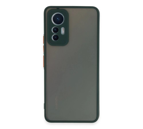 Xiaomi Mi 12 Lite Kılıf Montreal Silikon Kapak - Yeşil Xiaomi Mi 12 Lite Kılıf Montreal Silikon Kapak - Yeşil