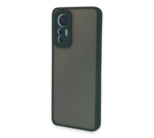 Xiaomi Mi 12 Lite Kılıf Montreal Silikon Kapak - Yeşil Xiaomi Mi 12 Lite Kılıf Montreal Silikon Kapak - Yeşil