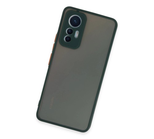 Xiaomi Mi 12 Lite Kılıf Montreal Silikon Kapak - Yeşil Xiaomi Mi 12 Lite Kılıf Montreal Silikon Kapak - Yeşil