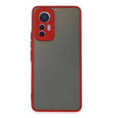Xiaomi Mi 12 Lite Kılıf Montreal Silikon Kapak - Kırmızı