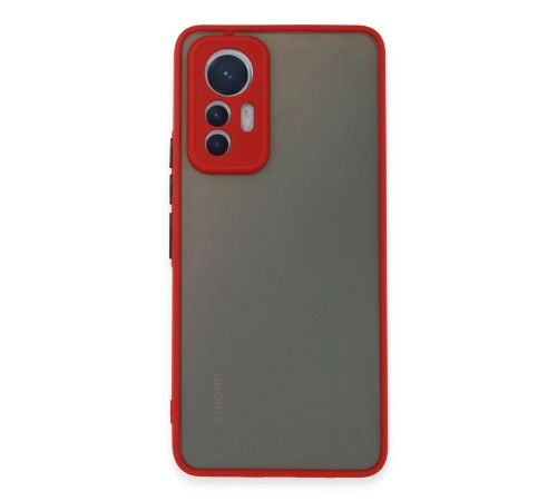 Xiaomi Mi 12 Lite Kılıf Montreal Silikon Kapak - Kırmızı