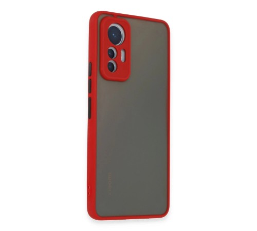Xiaomi Mi 12 Lite Kılıf Montreal Silikon Kapak - Kırmızı