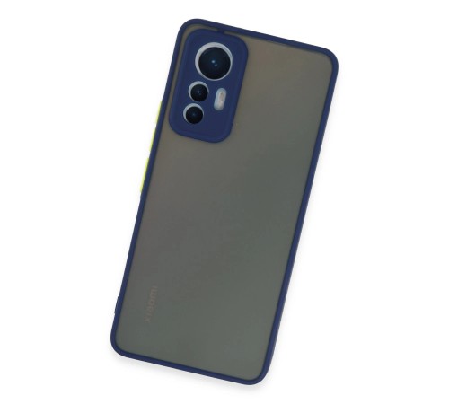 Xiaomi Mi 12 Lite Kılıf Montreal Silikon Kapak - Lacivert