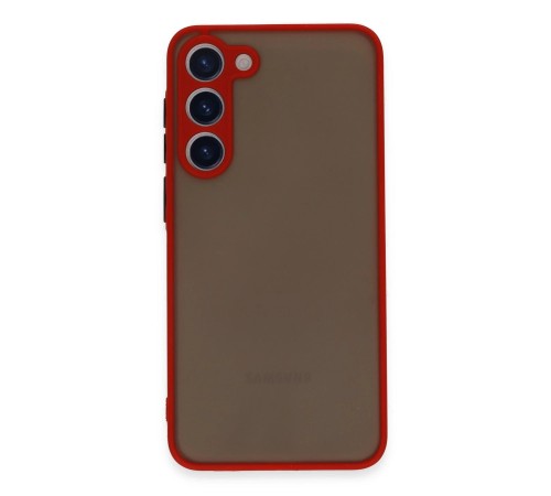 Samsung Galaxy S23 Plus Kılıf Montreal Silikon Kapak - Kırmızı