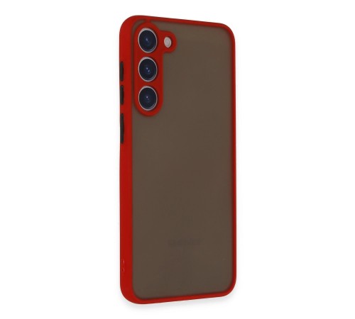 Samsung Galaxy S23 Plus Kılıf Montreal Silikon Kapak - Kırmızı
