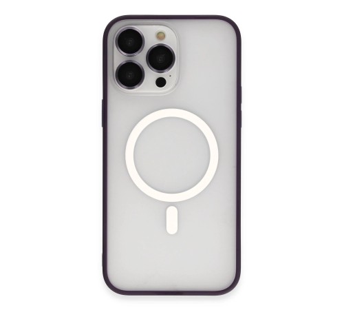 iPhone 14 Pro Max Kılıf Martin Lens Magneticsafe Kapak - Derin Mor iPhone 14 Pro Max Kılıf Martin Lens Magneticsafe Kapak - Derin Mor