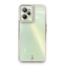 Realme C35 Kılıf Liva Lens Silikon - Beyaz