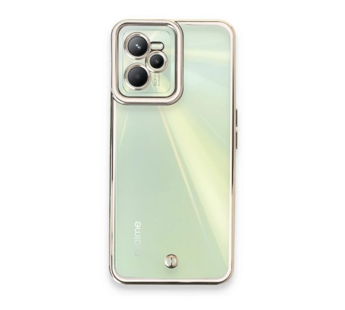 Realme C35 Kılıf Liva Lens Silikon - Beyaz Realme C35 Kılıf Liva Lens Silikon - Beyaz