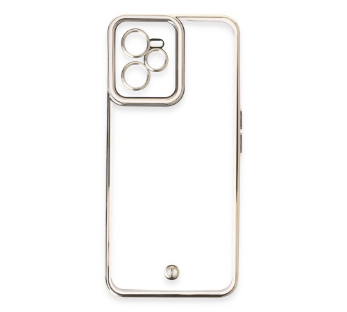 Realme C35 Kılıf Liva Lens Silikon - Beyaz Realme C35 Kılıf Liva Lens Silikon - Beyaz