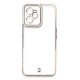 Realme C35 Kılıf Liva Lens Silikon - Beyaz