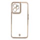 Realme C35 Kılıf Liva Lens Silikon - Pudra