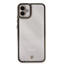 Samsung Galaxy A04E Kılıf Liva Lens Silikon - Siyah