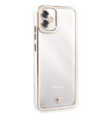 Samsung Galaxy A04E Kılıf Liva Lens Silikon - Beyaz