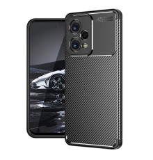 Xiaomi Poco X5 5G Kılıf Auto Focus Karbon Kapak - Siyah
