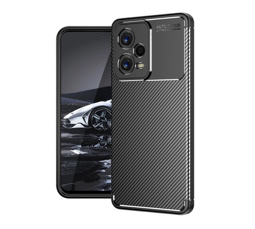 Xiaomi Poco X5 5G Kılıf Auto Focus Karbon Kapak - Siyah Xiaomi Poco X5 5G Kılıf Auto Focus Karbon Kapak - Siyah