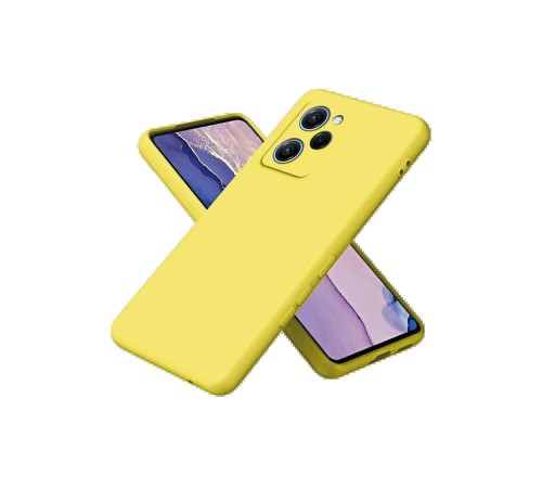 Xiaomi Poco X5 Pro 5G Nano içi Kadife Silikon - Sarı Xiaomi Poco X5 Pro 5G Nano içi Kadife Silikon - Sarı