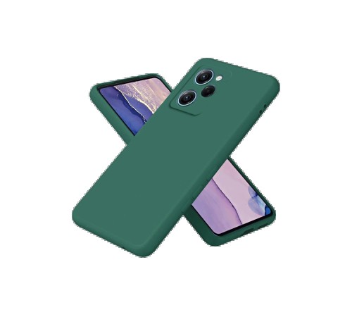 Xiaomi Poco X5 Pro 5G Nano içi Kadife Silikon - Koyu Yeşil
