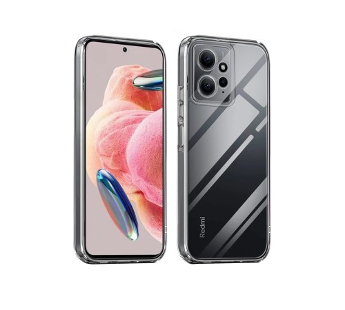 Xiaomi Redmi Note 12 4G Kılıf Lüx Şeffaf Silikon Xiaomi Redmi Note 12 4G Kılıf Lüx Şeffaf Silikon