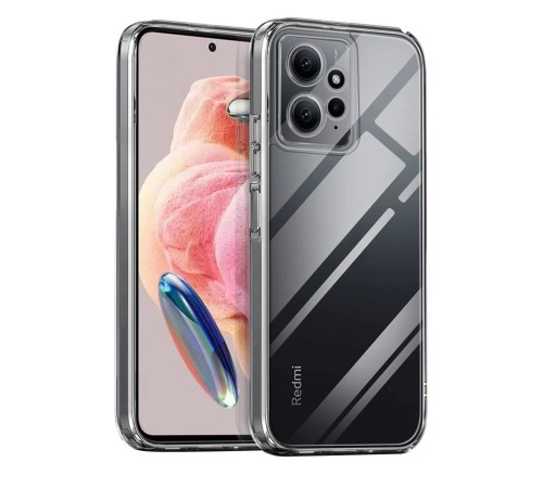 Xiaomi Redmi Note 12 4G Kılıf Lüx Şeffaf Silikon Xiaomi Redmi Note 12 4G Kılıf Lüx Şeffaf Silikon