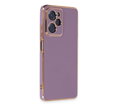 Xiaomi Poco X5 Pro 5G Kılıf Volet Silikon - Mor Xiaomi Poco X5 Pro 5G Kılıf Volet Silikon - Mor
