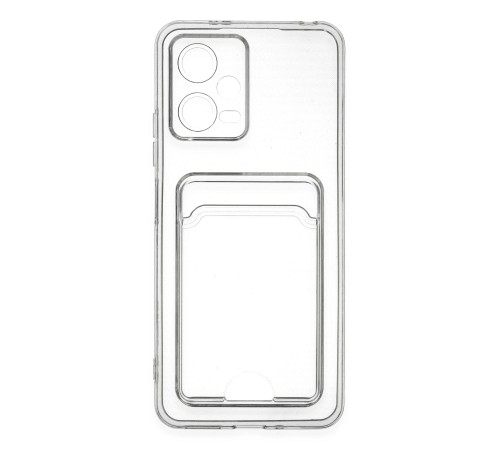 Xiaomi Poco X5 5G Kılıf Kart Şeffaf Silikon - Şeffaf Xiaomi Poco X5 5G Kılıf Kart Şeffaf Silikon - Şeffaf
