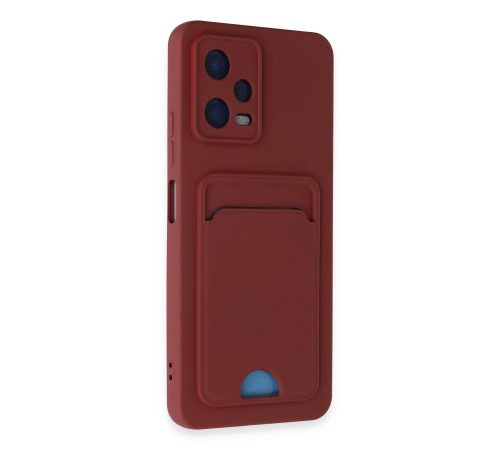 Xiaomi Poco X5 5G Kılıf Kelvin Kartvizitli Silikon - Bordo Xiaomi Poco X5 5G Kılıf Kelvin Kartvizitli Silikon - Bordo