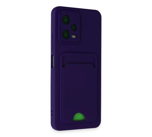 Xiaomi Poco X5 5G Kılıf Kelvin Kartvizitli Silikon - Derin Mor Xiaomi Poco X5 5G Kılıf Kelvin Kartvizitli Silikon - Derin Mor