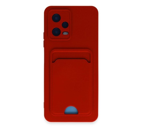 Xiaomi Poco X5 5G Kılıf Kelvin Kartvizitli Silikon - Kırmızı Xiaomi Poco X5 5G Kılıf Kelvin Kartvizitli Silikon - Kırmızı