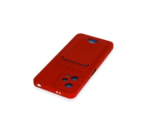 Xiaomi Poco X5 5G Kılıf Kelvin Kartvizitli Silikon - Kırmızı Xiaomi Poco X5 5G Kılıf Kelvin Kartvizitli Silikon - Kırmızı