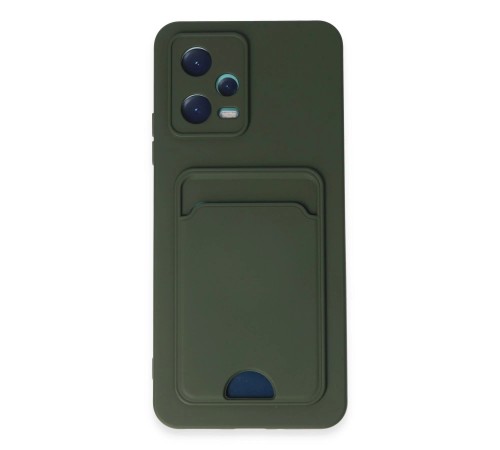 Xiaomi Poco X5 5G Kılıf Kelvin Kartvizitli Silikon - Koyu Yeşil Xiaomi Poco X5 5G Kılıf Kelvin Kartvizitli Silikon - Koyu Yeşil