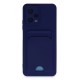 Xiaomi Poco X5 5G Kılıf Kelvin Kartvizitli Silikon - Lacivert