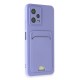 Xiaomi Poco X5 5G Kılıf Kelvin Kartvizitli Silikon - Lila