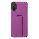 Xiaomi Redmi 9A Kılıf Mega Standlı Silikon - Mor