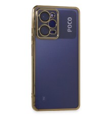 Xiaomi Poco X5 Pro 5G Kılıf Razer Lensli Silikon - Gold