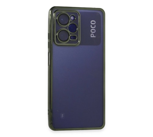 Xiaomi Poco X5 Pro 5G Kılıf Razer Lensli Silikon - Yeşil