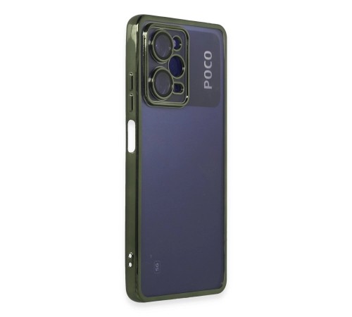 Xiaomi Poco X5 Pro 5G Kılıf Razer Lensli Silikon - Yeşil