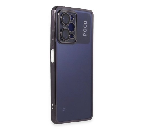 Xiaomi Poco X5 Pro 5G Kılıf Razer Lensli Silikon - Mor