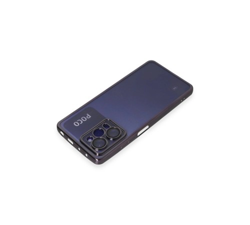 Xiaomi Poco X5 Pro 5G Kılıf Razer Lensli Silikon - Mor