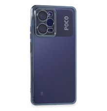 Xiaomi Poco X5 Pro 5G Kılıf Razer Lensli Silikon - Açık Mavi