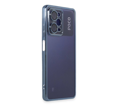 Xiaomi Poco X5 Pro 5G Kılıf Razer Lensli Silikon - Açık Mavi