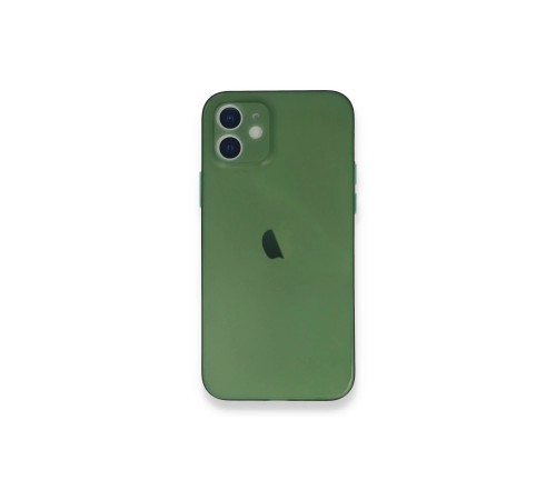 iPhone 12 Mini Kılıf PP Ultra İnce Kapak - Yeşil