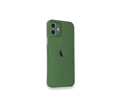 iPhone 12 Mini Kılıf PP Ultra İnce Kapak - Yeşil