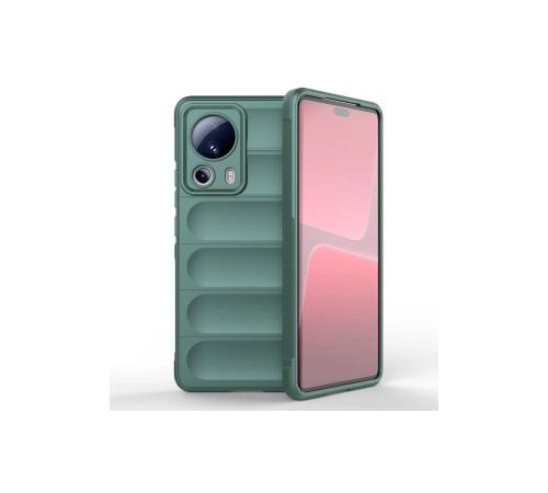 Xiaomi Mi 13 Lite Kılıf Optimum Silikon - Koyu Yeşil Xiaomi Mi 13 Lite Kılıf Optimum Silikon - Koyu Yeşil
