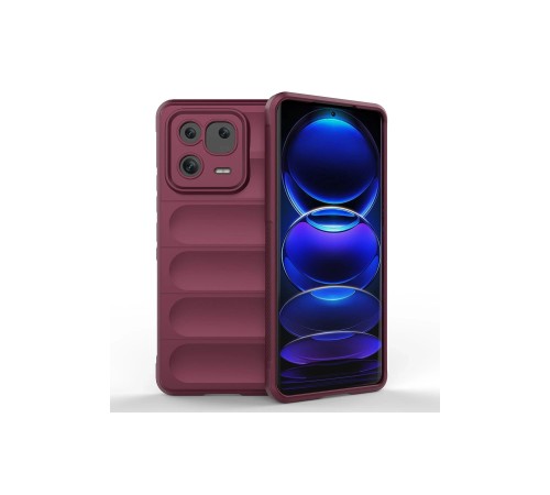 Xiaomi Mi 13 Pro Kılıf Optimum Silikon - Bordo Xiaomi Mi 13 Pro Kılıf Optimum Silikon - Bordo