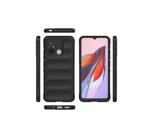 Xiaomi Redmi 12C Kılıf Optimum Silikon - Siyah Xiaomi Redmi 12C Kılıf Optimum Silikon - Siyah