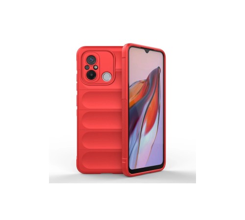 Xiaomi Redmi 12C Kılıf Optimum Silikon - Kırmızı Xiaomi Redmi 12C Kılıf Optimum Silikon - Kırmızı